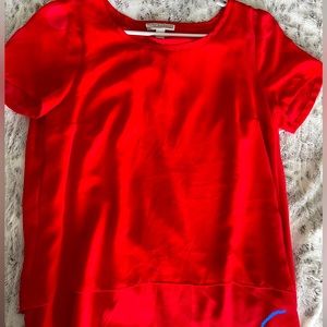 Red dress blouse- Size: Women’s SM